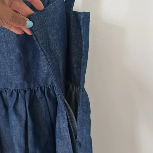 NWT Co. x Francois Girbaud Blue Denim Dress Size S